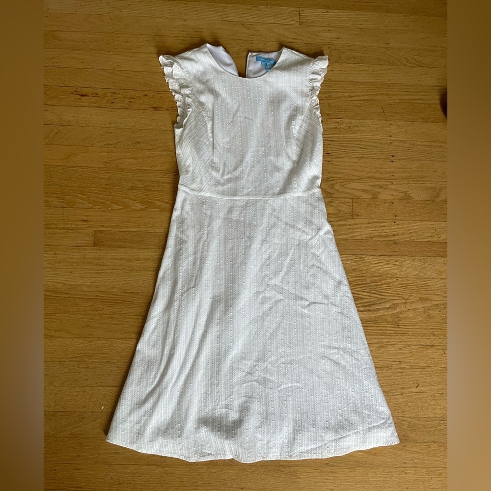 Draper James White eyelet dress
